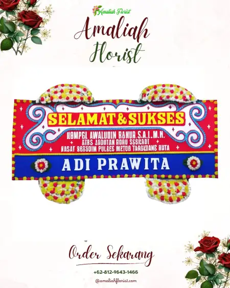 Papan Bunga Ucapan Selamat Jadi